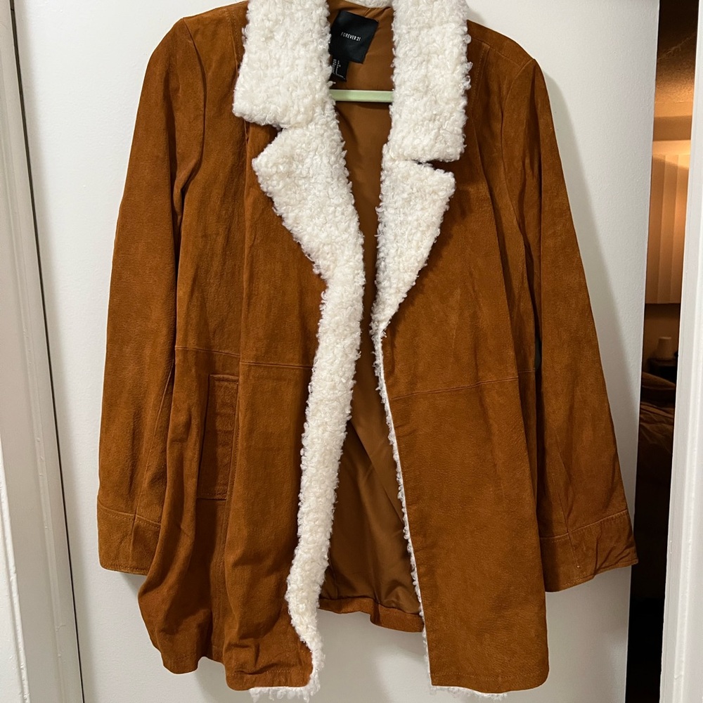 Faux fur jacket